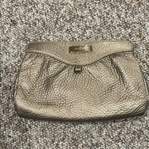 Cole Haan Metallic Gold Clutch